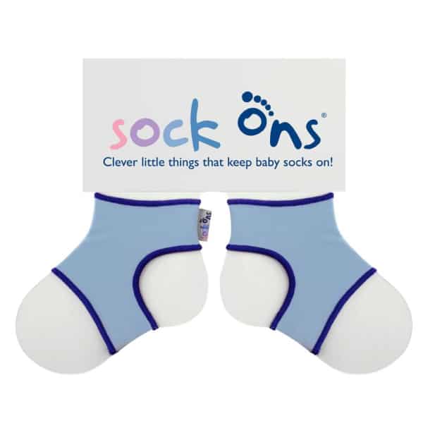 Sock Ons Baby Blue (0-6 Months)