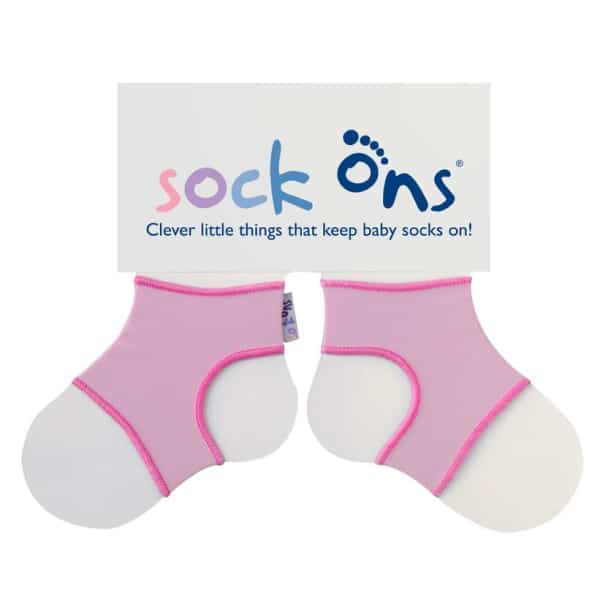 Sock Ons Baby Pink (6-12 Months)
