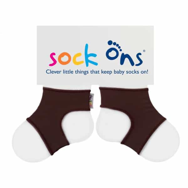Sock Ons Brown (0-6 Months)