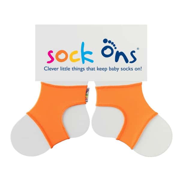 Sock Ons Orange (0-6 Months)