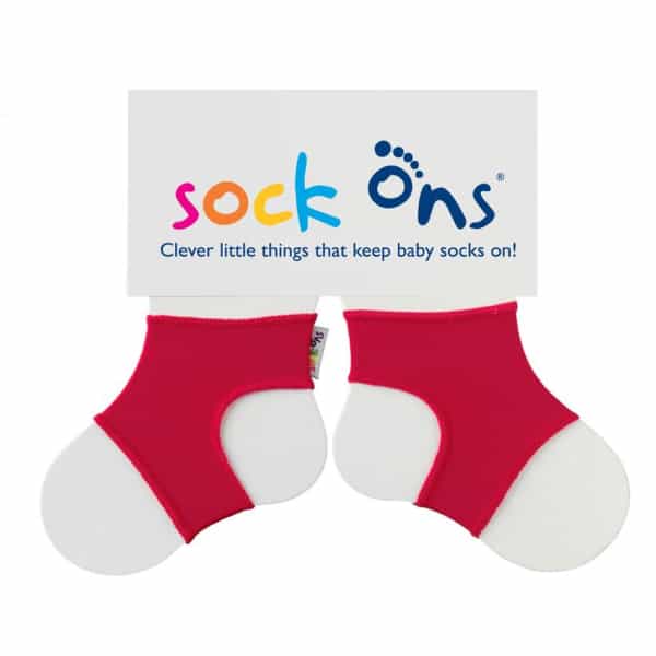 Sock Ons Red (6-12 Months)