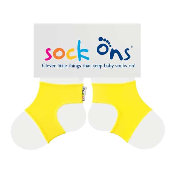 Sock Ons Yellow (6-12 Months)