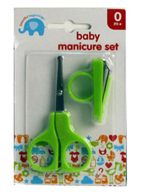 Baby 2 Piece Manicure Set Green