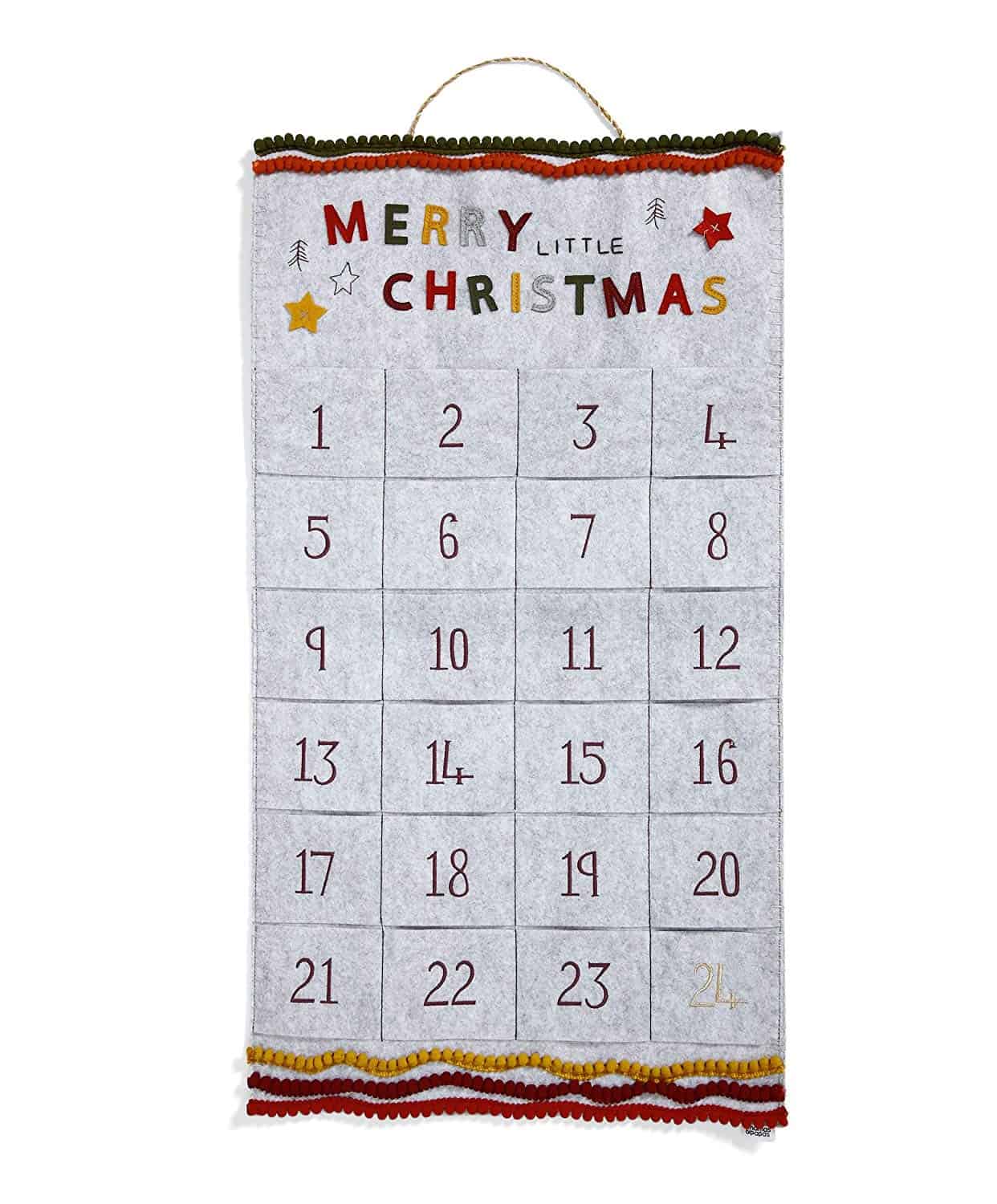 Mamas & Papas Grey Christmas Advent Calendar