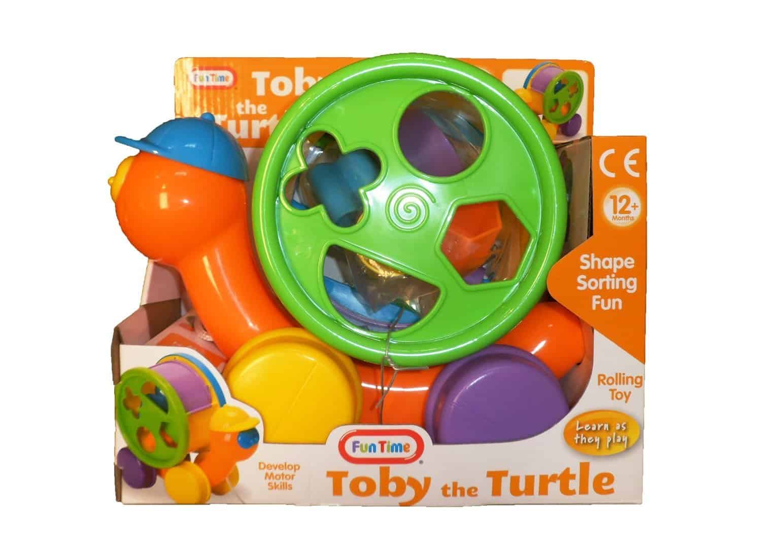 Padgett Brothers Toby the Turtle Pull Along Shape Sorter