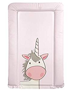 Deluxe PVC Baby Changing Mat – Pink Unicorn