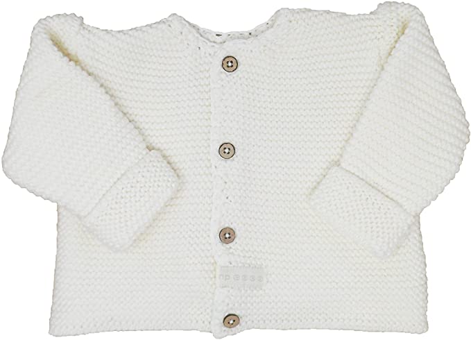 Natures Purest Cream Chunky Knitted Cardigan 3-6 Months