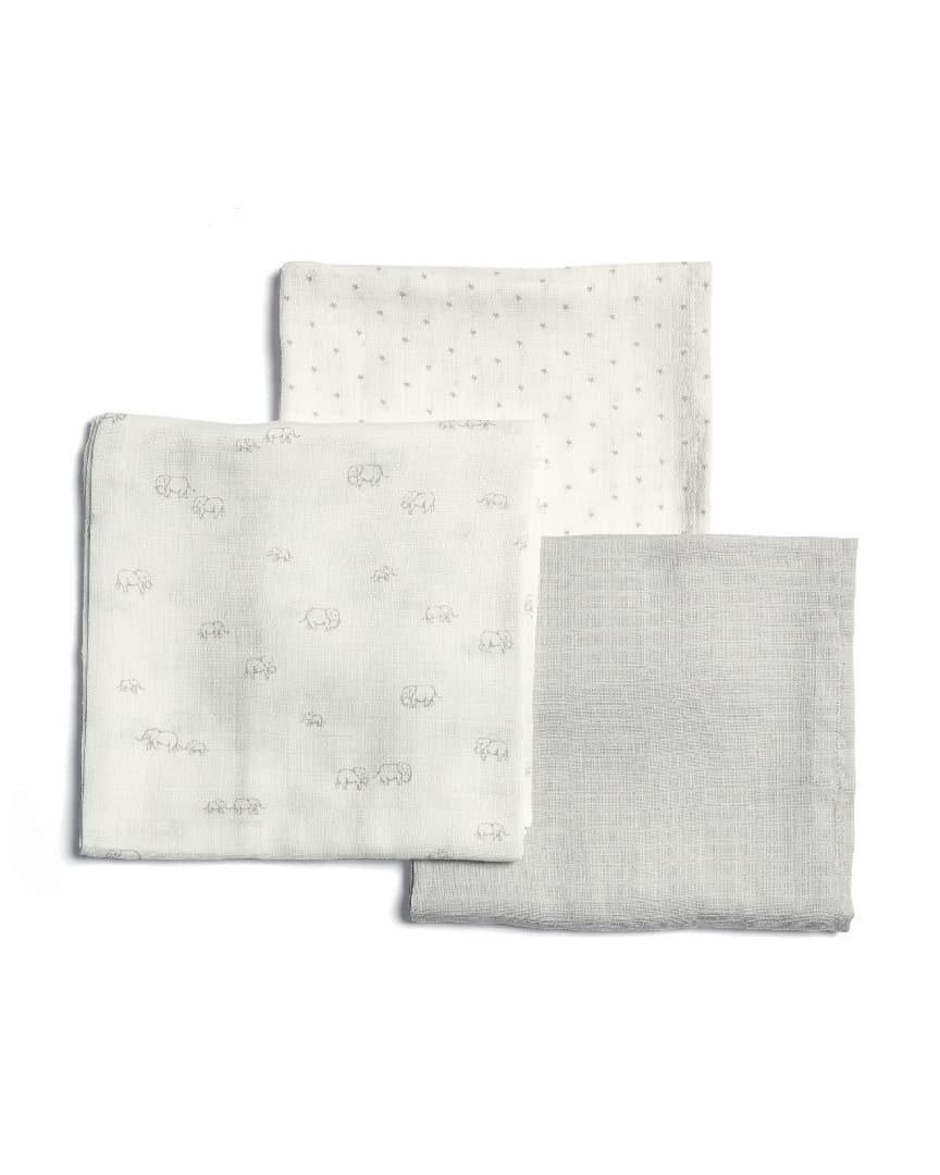 Mamas & Papas Welcome To The World 3 Pack Muslin Squares