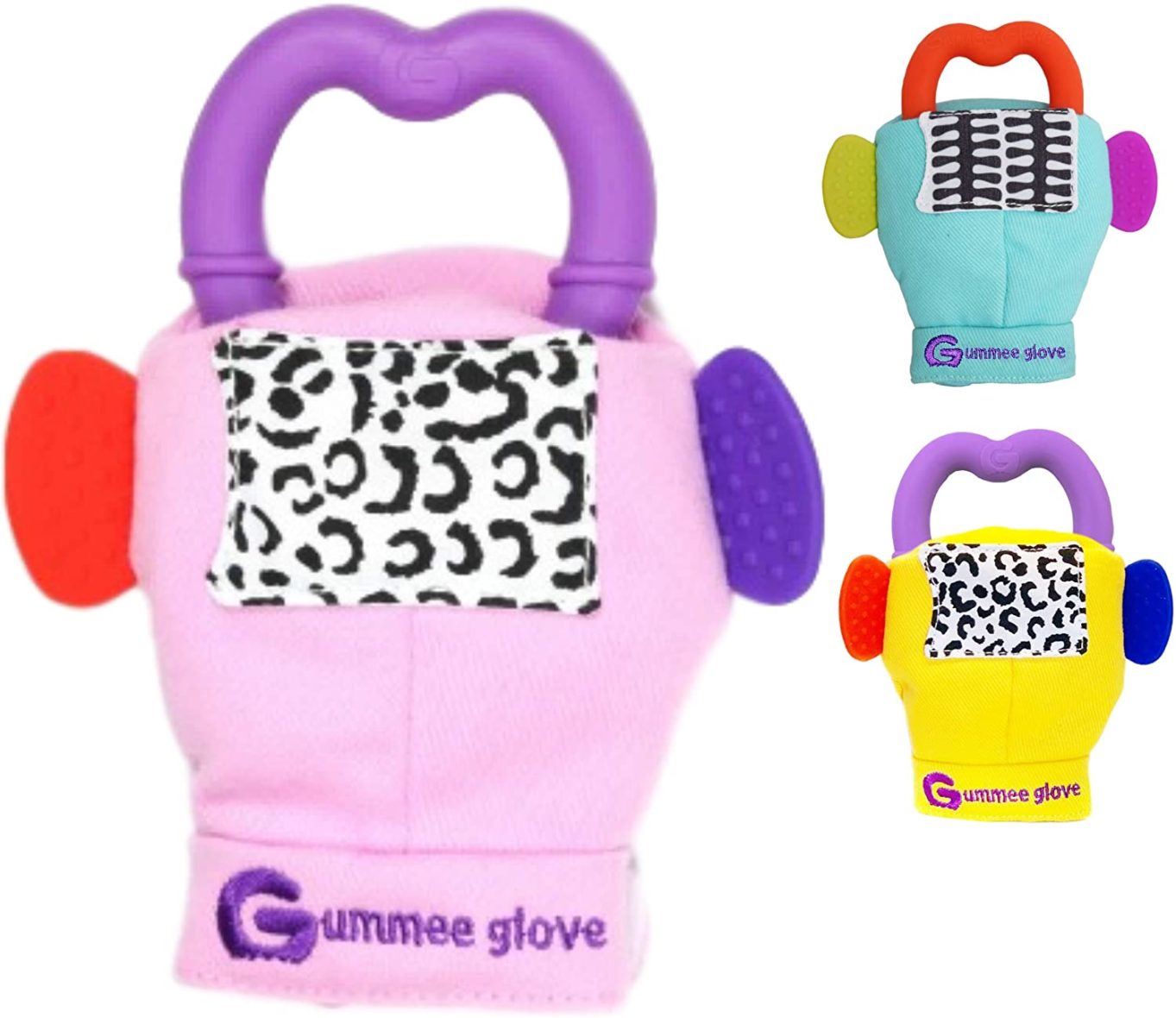 Gummee Glove Teething Glove- Pink