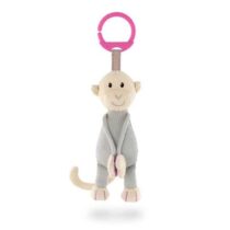 Matchstick Monkey Knitted Toy Pink