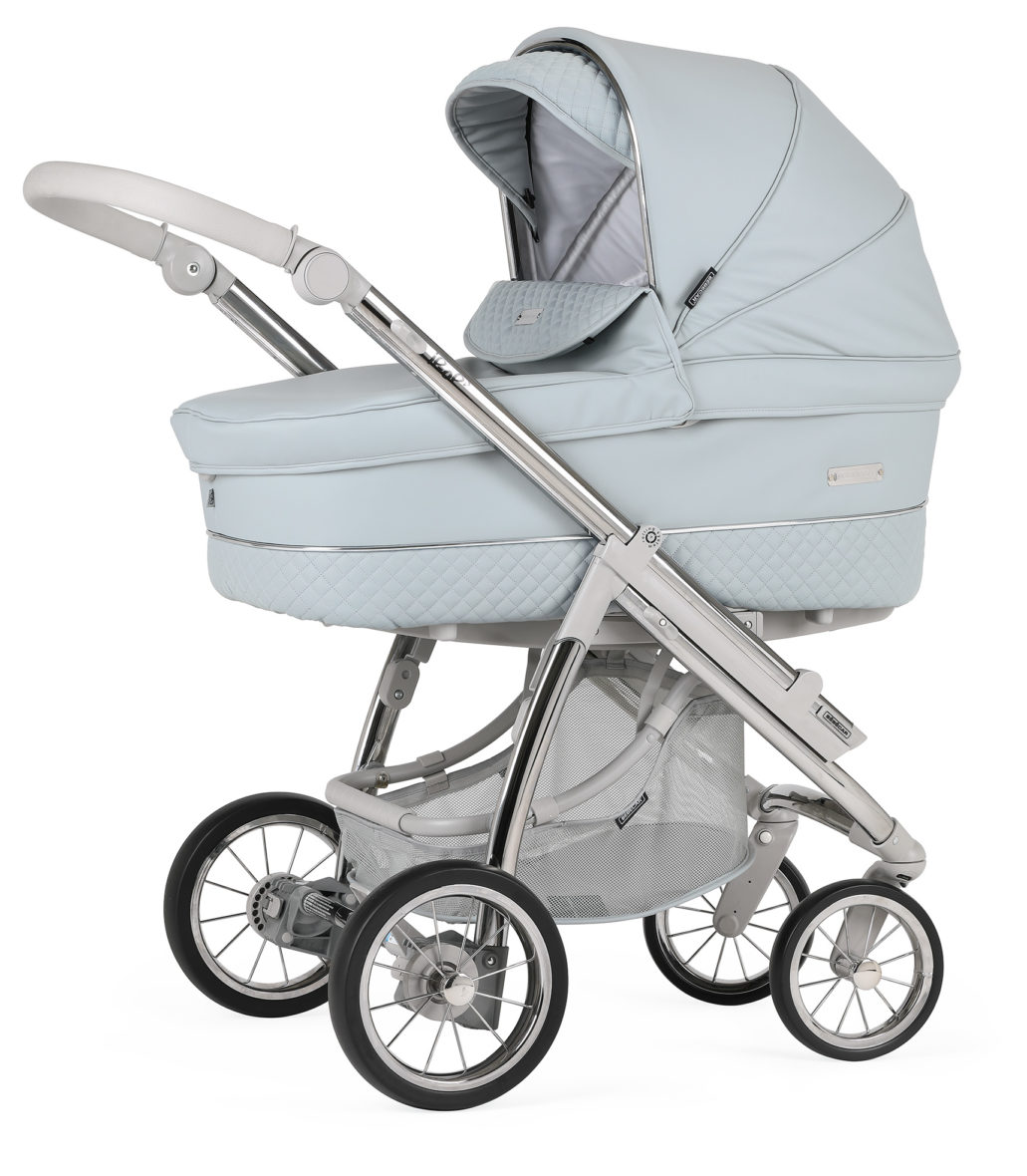 Bebecar Pack Ip Op Classic XL Pram Combination Travel System – Baby Blue