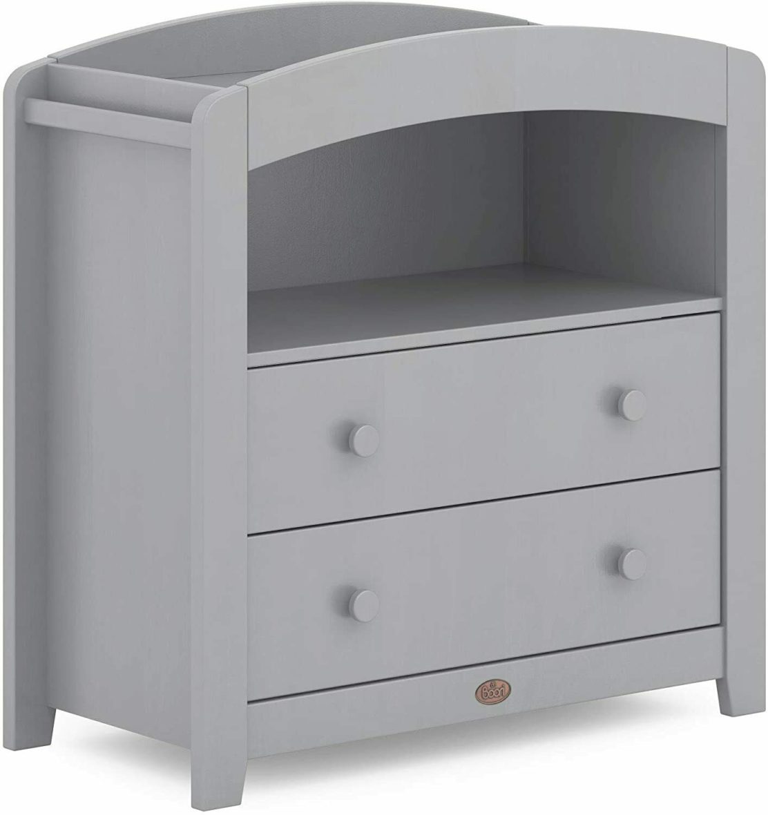 Ex-Display Boori Curved 2 Drawer Chest Changer- Pebble