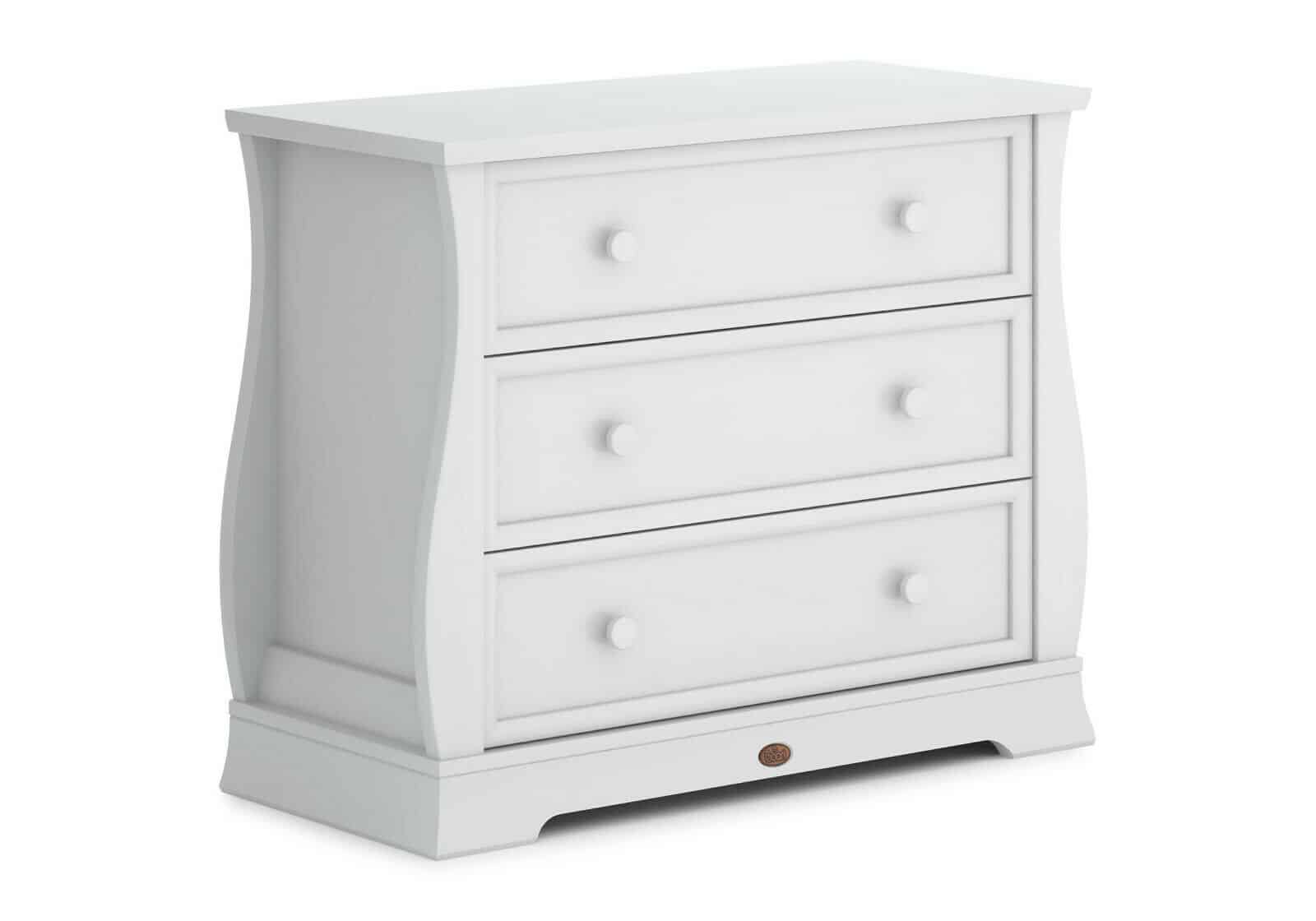 Ex-Display Boori Sleigh 3 Drawer Dresser- White