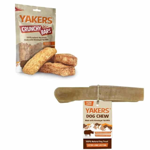 Yakers Crunchy Bar & Dog Chew Bundle- Extra Large