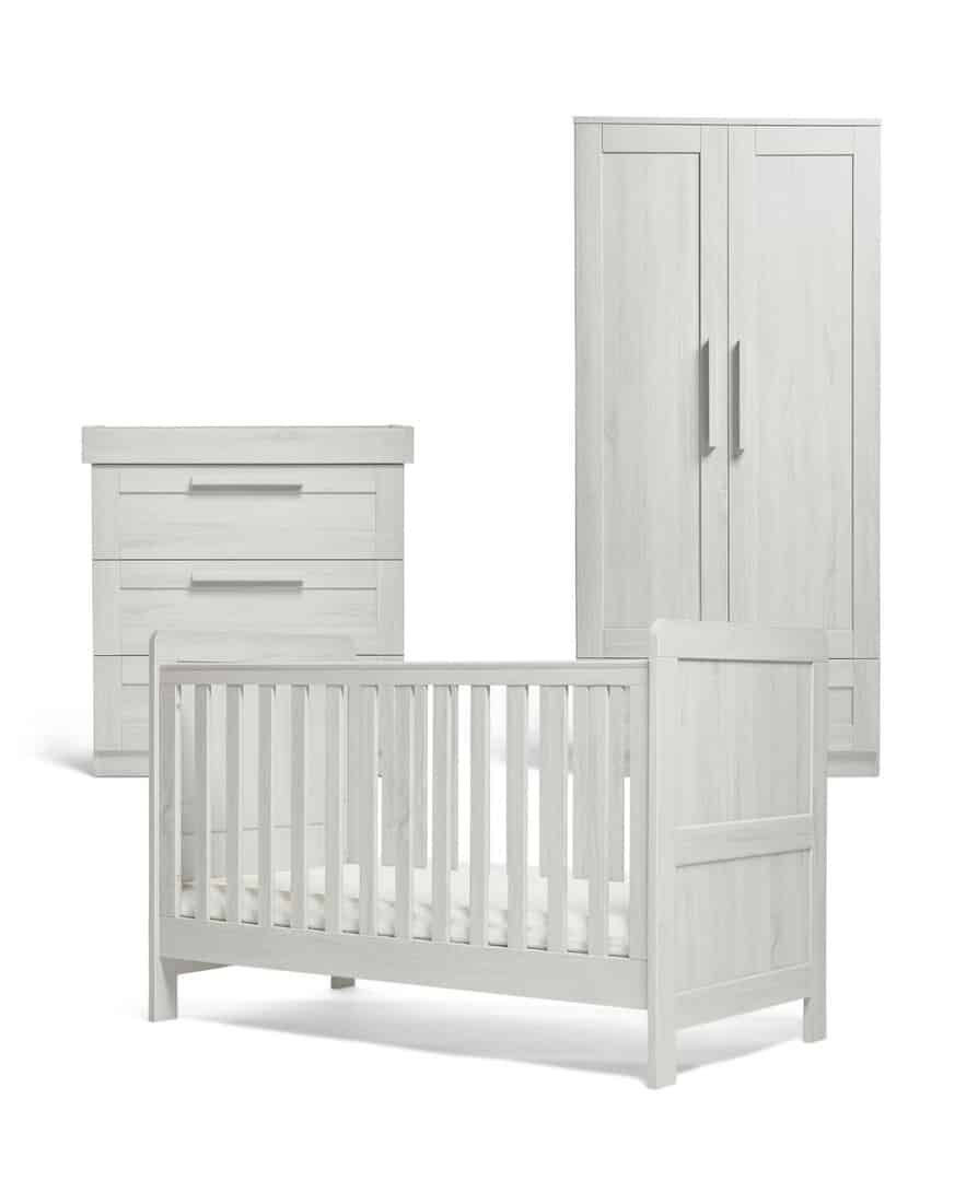 Mamas & Papas Atlas 3 Piece Nursery Furniture Range- Grey Wash