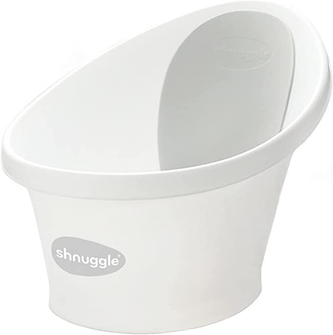 Shnuggle Baby Bath- White-Grey