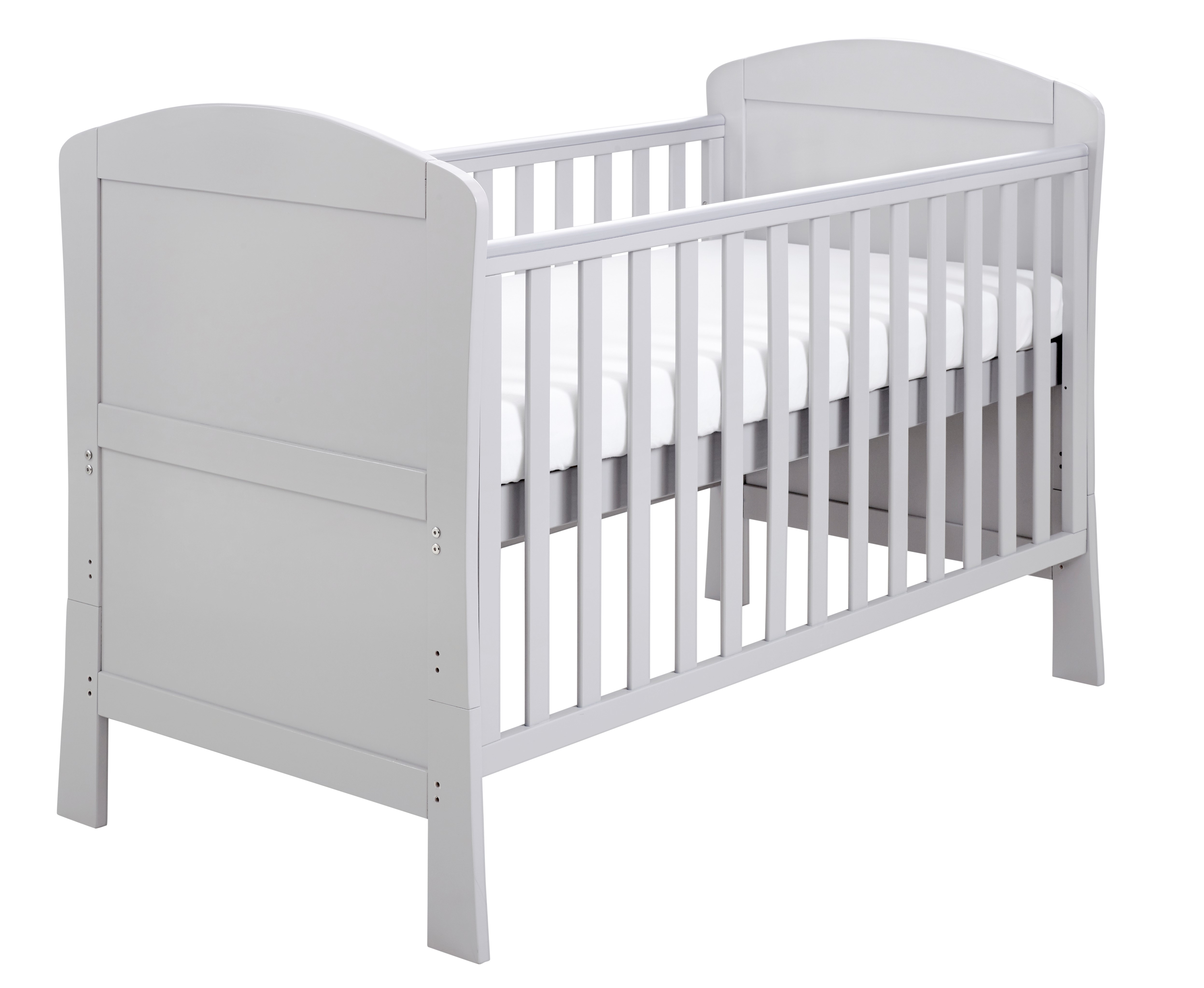 Babymore Aston Cot Bed– Grey